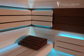 Finská sauna MODERN- interier